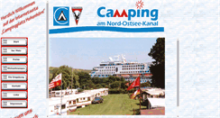 Desktop Screenshot of campingplatz-hohenhoern.de